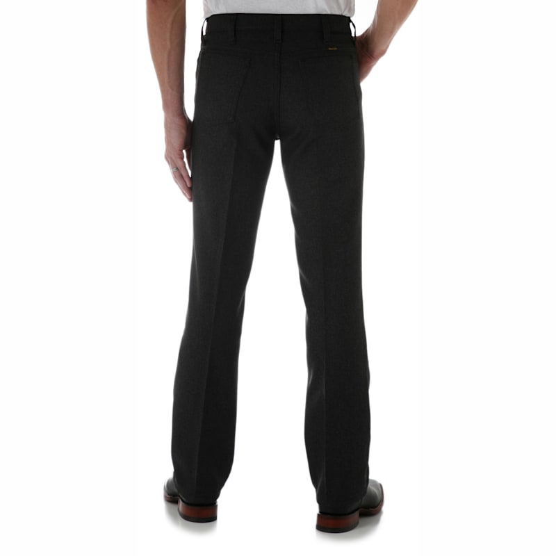 Wrangler Wrancher Men's Heather Black Dress Pants