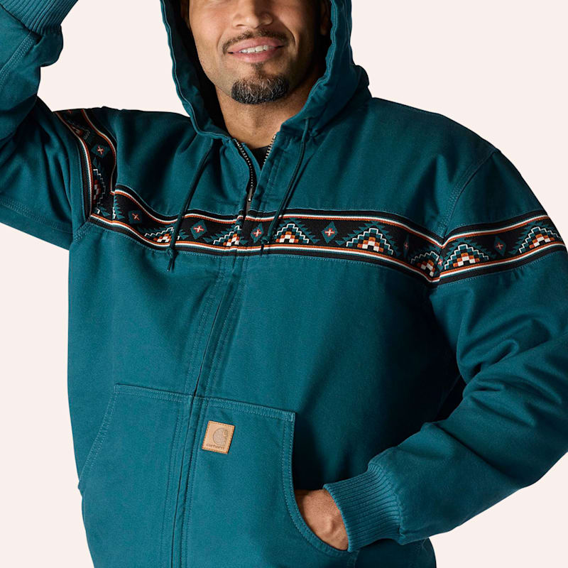 ジャケット・アウター Carhartt mountain coat Carhartt Men's Montana Greenstone Washed Duck Active Jacket
