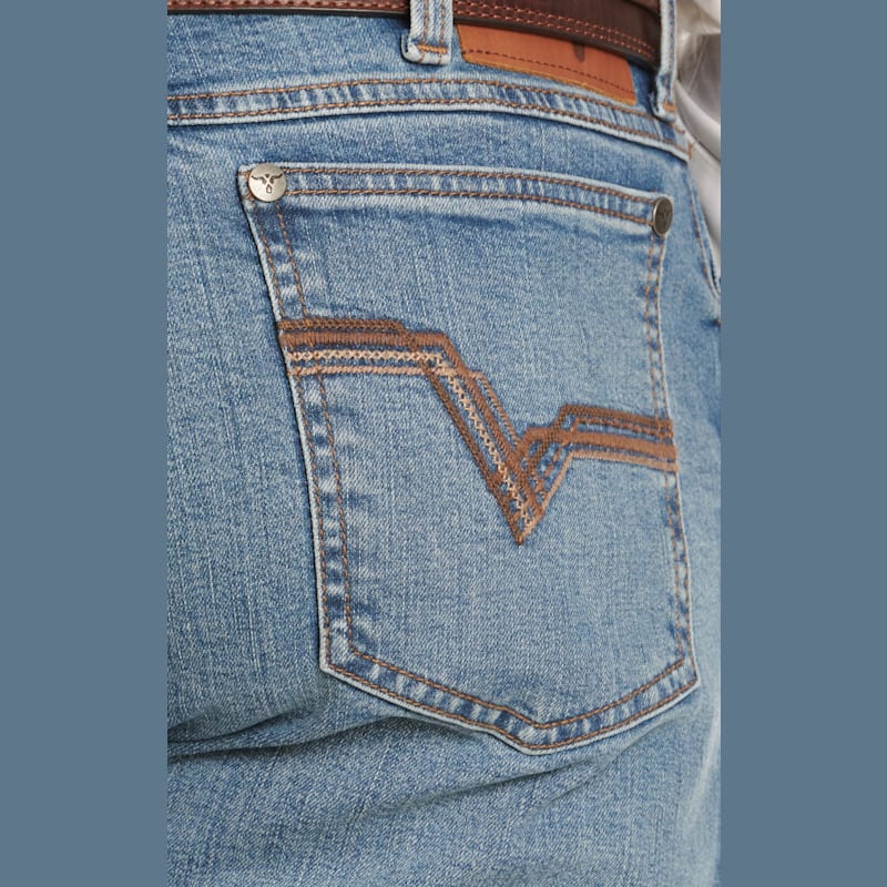 【DEARMINE】Sand Washing Long Wide Denim No Maintenance - Sand-Wash Drifter Denim | NO MAINTENANCE