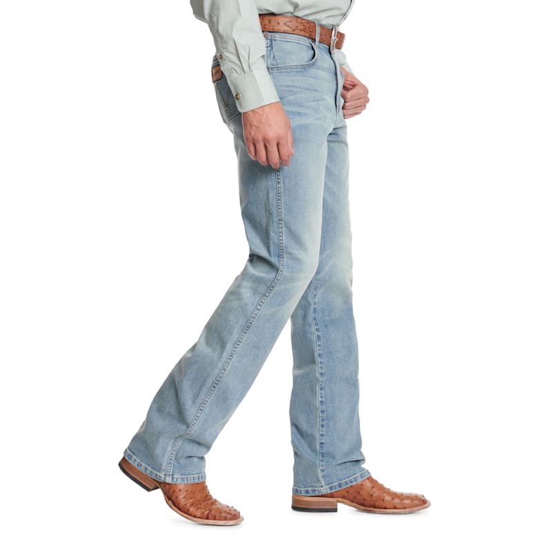 Wrangler Retro Men's WRT20 Light Wash Skyway Relaxed Boot
