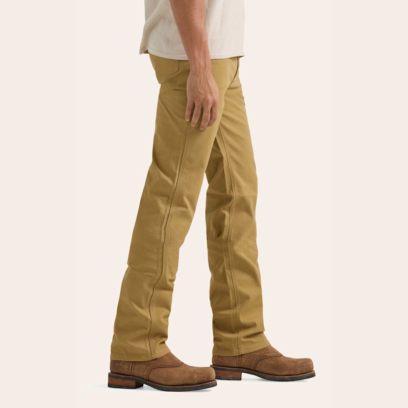 Wrangler Men's 36 Honey Mustard Slim Cowboy Cut Jeans