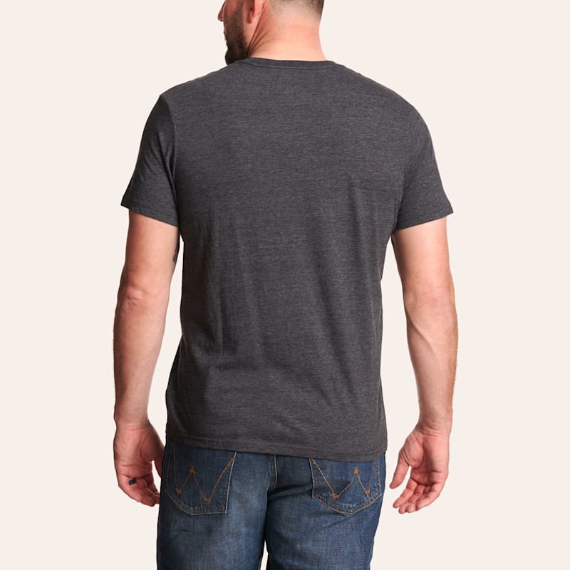◆Wrangler◆ Valley Festival TShirt Charcoal Wrangler X Willie Graphic Men's Charcoal T-Shirt I Cavender's