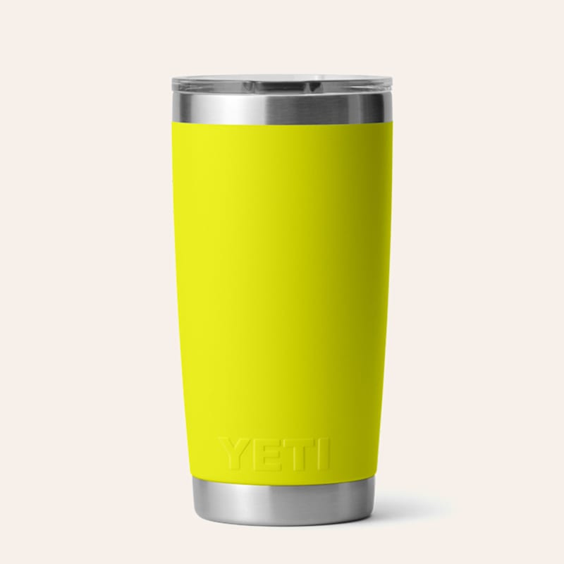 グ*ル様 YETI Rambler 20oz Cup イエロー YETI Rambler Firefly Yellow 20 oz Tumbler with MagSlider Lid
