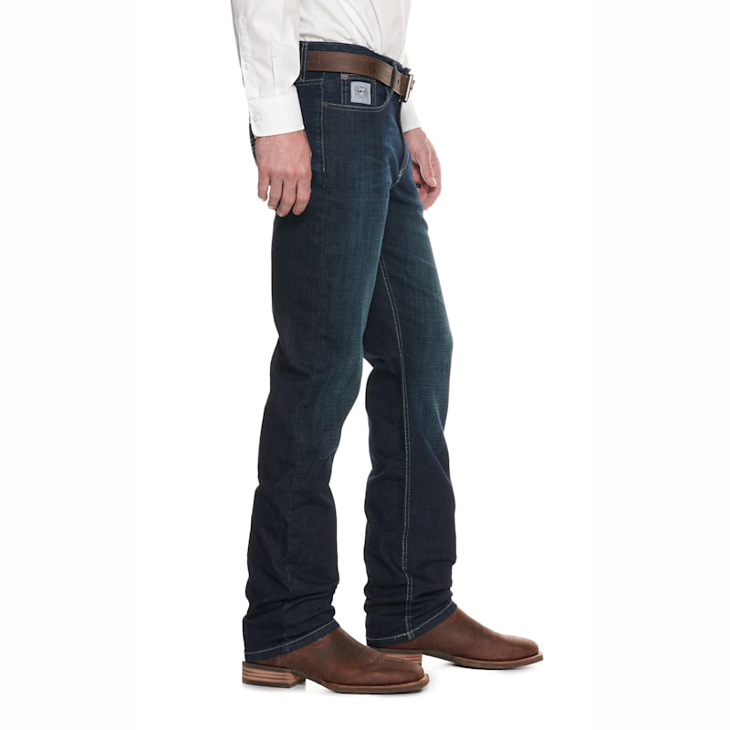 Cinch Men's Silver Label Dark Wash Performance Stretch Slim
