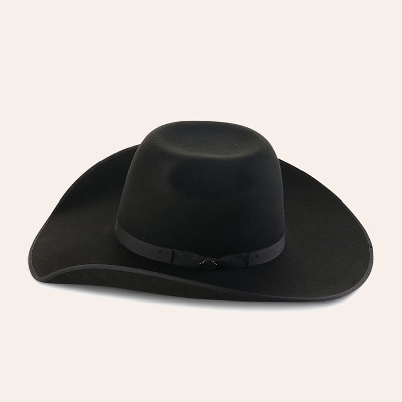 Cavender's Cowboy Collection 3X Black Bull Rider Crown