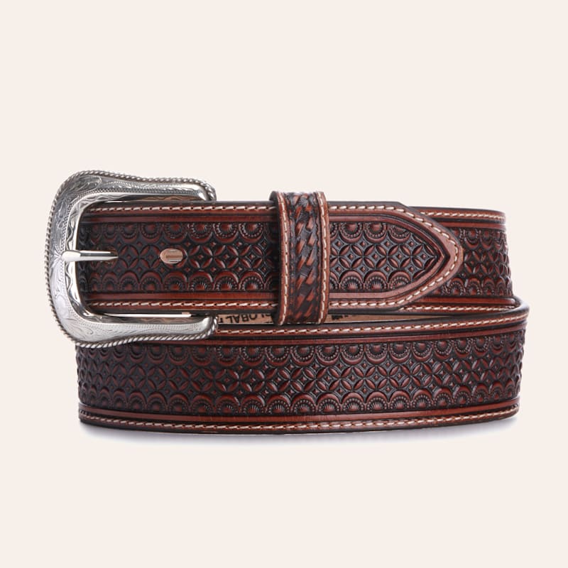 ベルト　brown×① FENDI フェンディ ズッカ ロゴバックル ベルト ブラック レザー