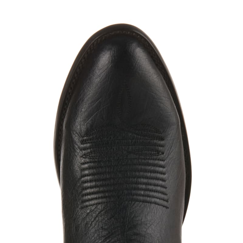 JRC & Sons Men's Cooper Smooth Quill Ostrich Round Toe