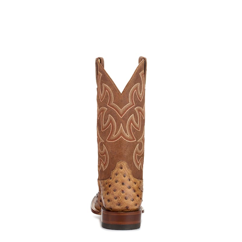 Cavender's Men's Endurance Brown and Camel Ostrich Print