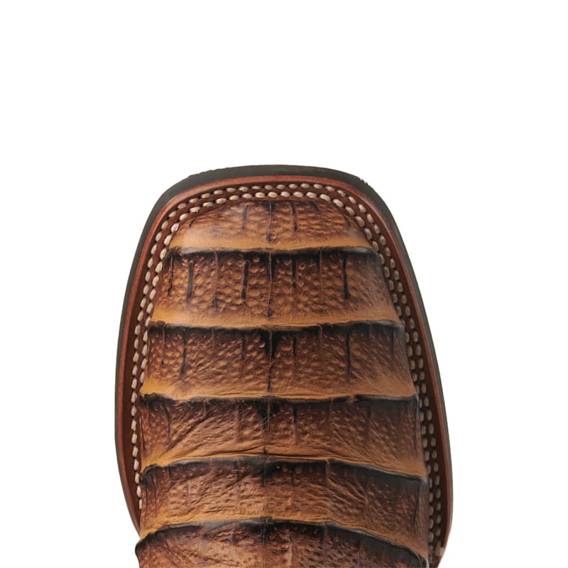 camel Cody James Men's Nuez Exotic Caiman Skin Western Boots