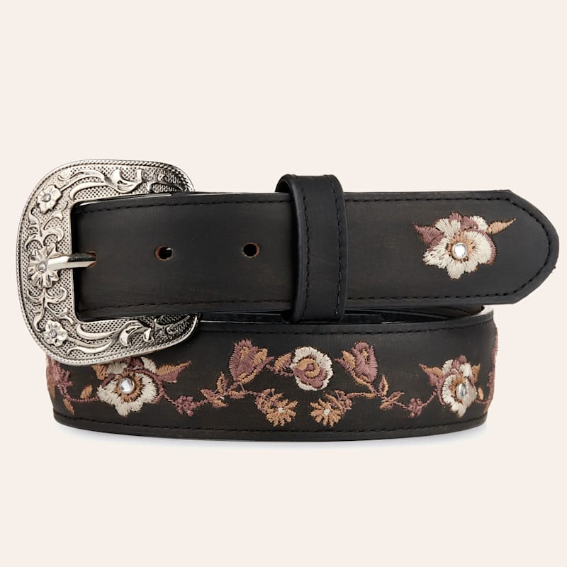 【AAKE】FLOWER EMBROIDERY BELT Amazon.com: embroidered belt, wool peru belt, handmade