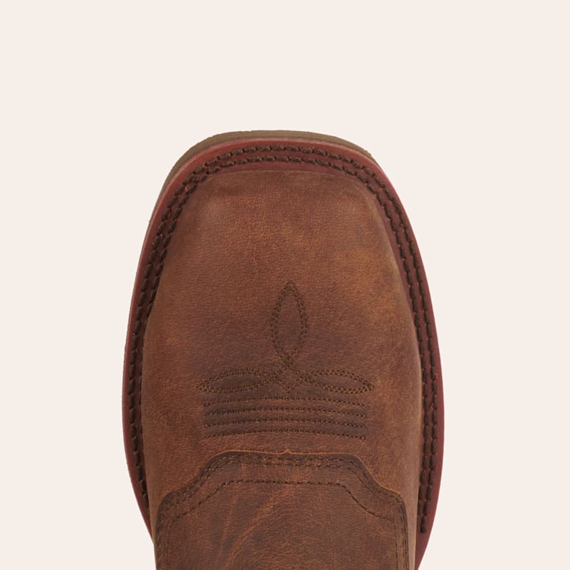 Double H Men's Tan and Chocolate Brown Waterproof Wide
