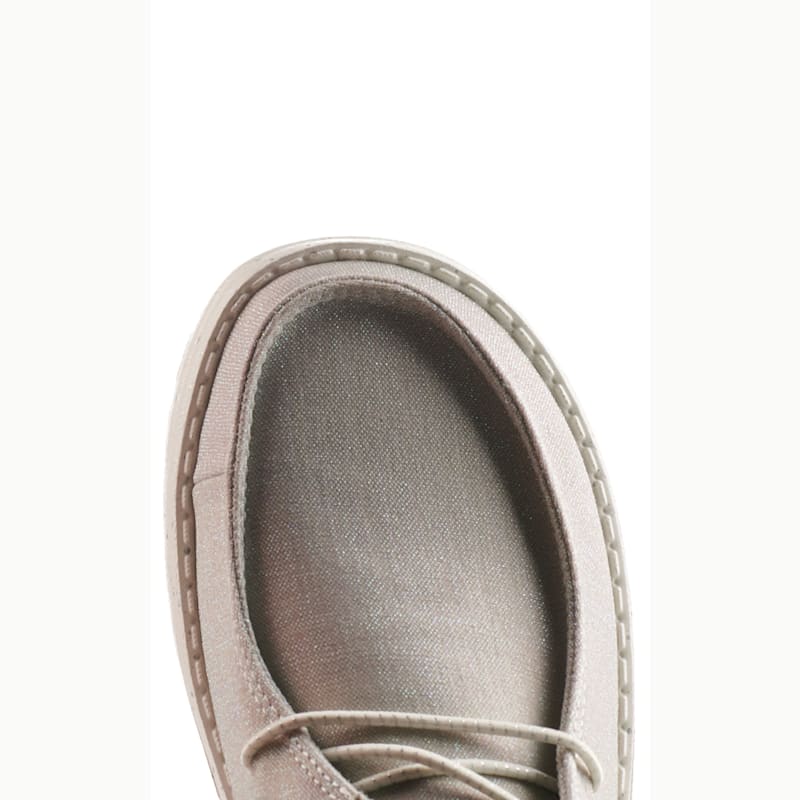 Hey Dude Women's Wendy Celestial Shine Ivory with Glitter