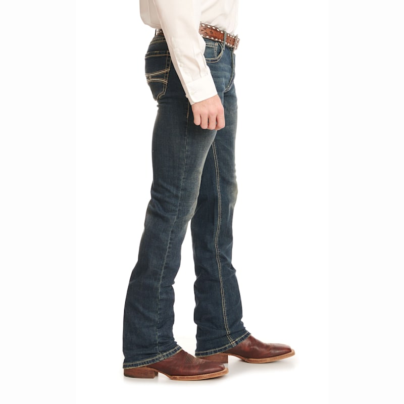 Hooey x Rock & Roll Denim Men's Revolver Medium Wash ReFlex