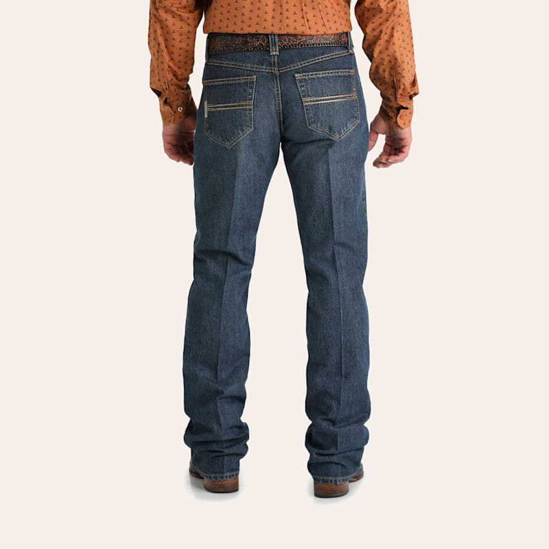 Cyrus Cinch Carter 2.0 Medium Stonewash Mid Rise Relaxed Fit Boot