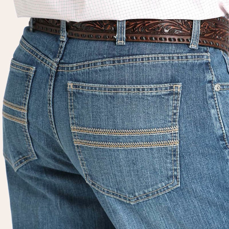 Cinch Men's White Label Medium Stonewash Relaxed Straight