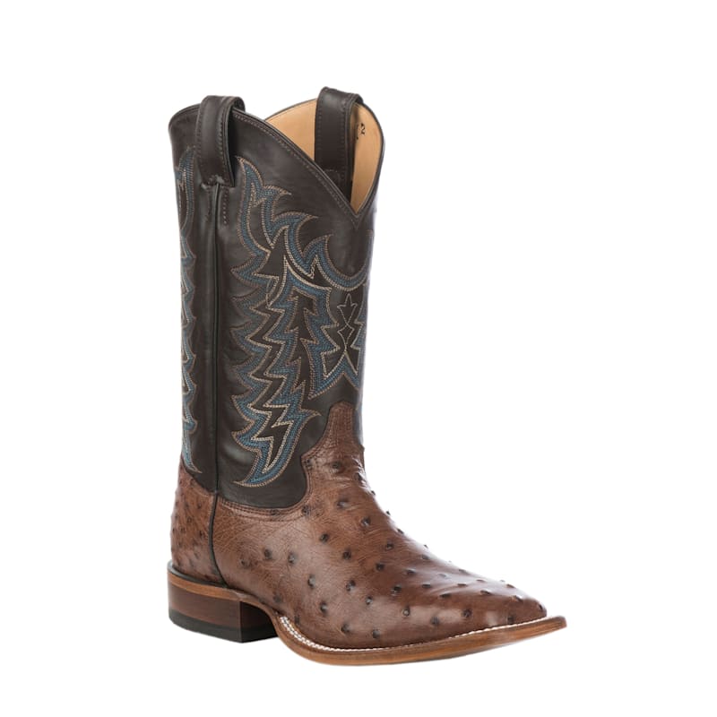 Tony Lama Men's Kango Tobacco and Chocolate Full Quill