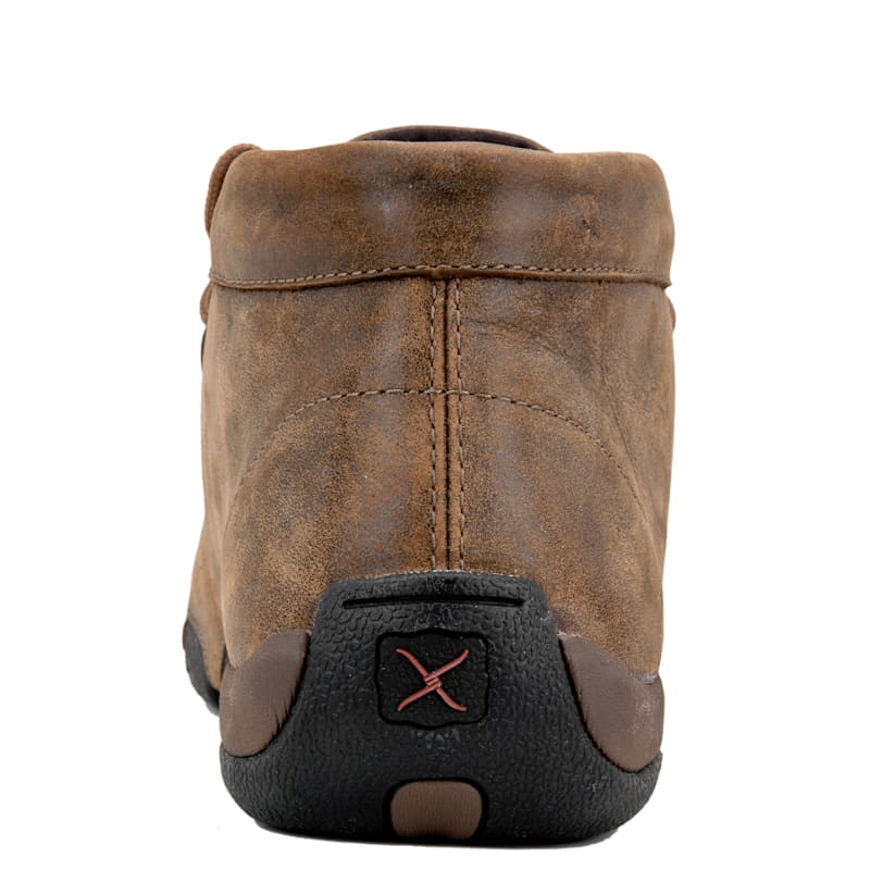 Twisted X Men's Brown Bomber Driving Moccasin Lace Up Casual