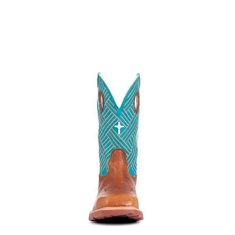 Twisted X Men's Tango Tobacco and Turquoise CellStretch Wide