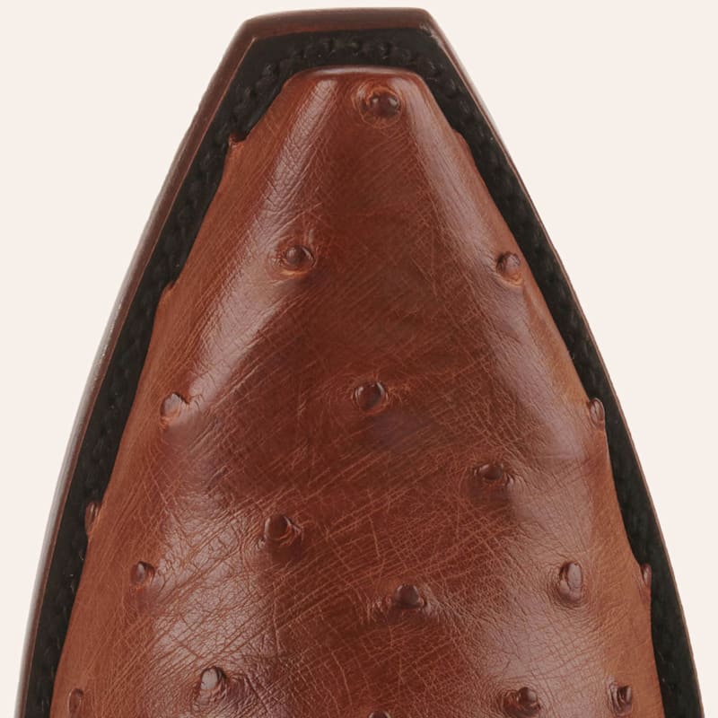 JRC & Sons Women's Cognac Jacqueline Leather Snip Toe Tall