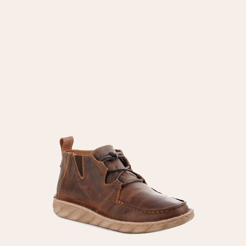 Tony Lama Men's Camino Brown Lace Up Moc Toe Casual Shoe