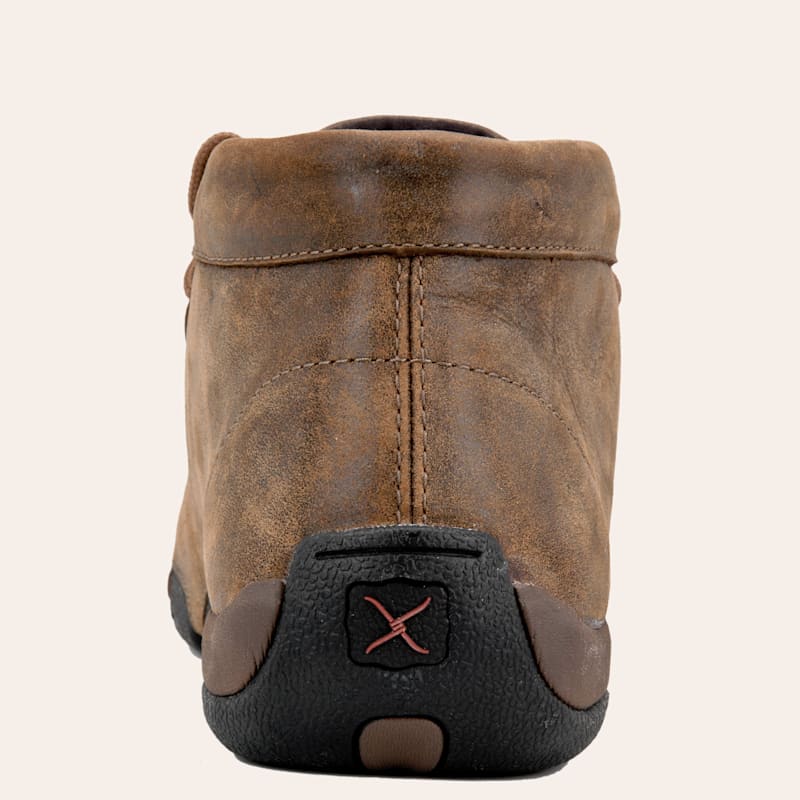 d*n様 everyone cruising moccasins Twisted X Men's Brown Bomber Driving Moccasin Lace Up Casual Shoes