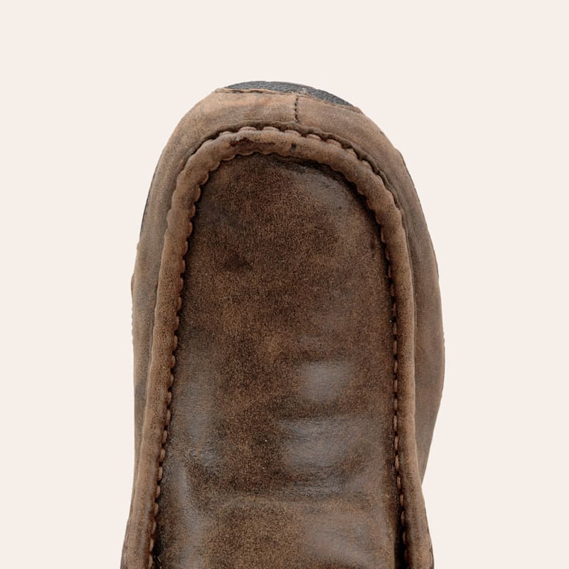 d*n様 everyone cruising moccasins Twisted X Men's Brown Bomber Driving Moccasin Lace Up Casual Shoes