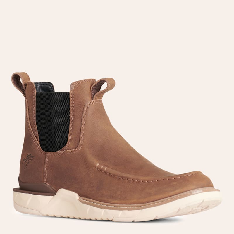 洋蘭　Den.MaroonStar'Cavalier' Double H Men's Phantom Rider Tan Round Toe Chelsea Boots | Cavender's