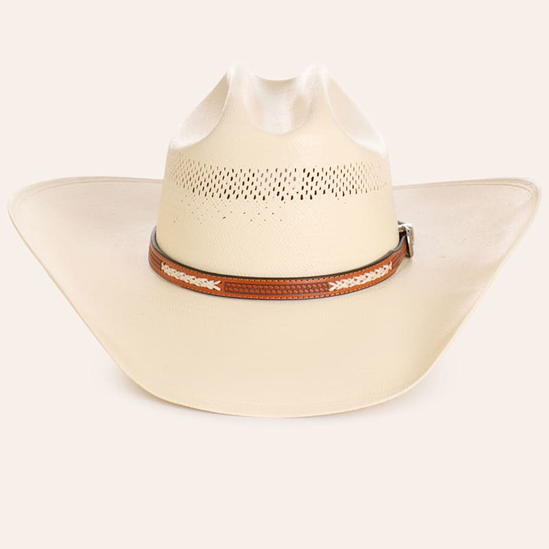 Stetson 10X Wakefield Cattleman Crown Straw Cowboy Hat  display picture 1